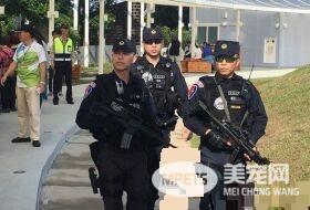 台中花博开幕有警犬与骑警进驻维安 成特殊亮点