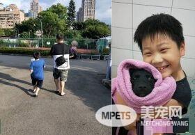 已经抱不动啦！时隔一年弟弟和狗狗长大了